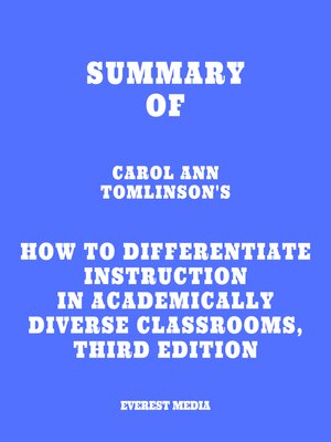 cover image of Summary of Carol Ann Tomlinson's How to Differentiate Instruction in Academically Diverse Classrooms